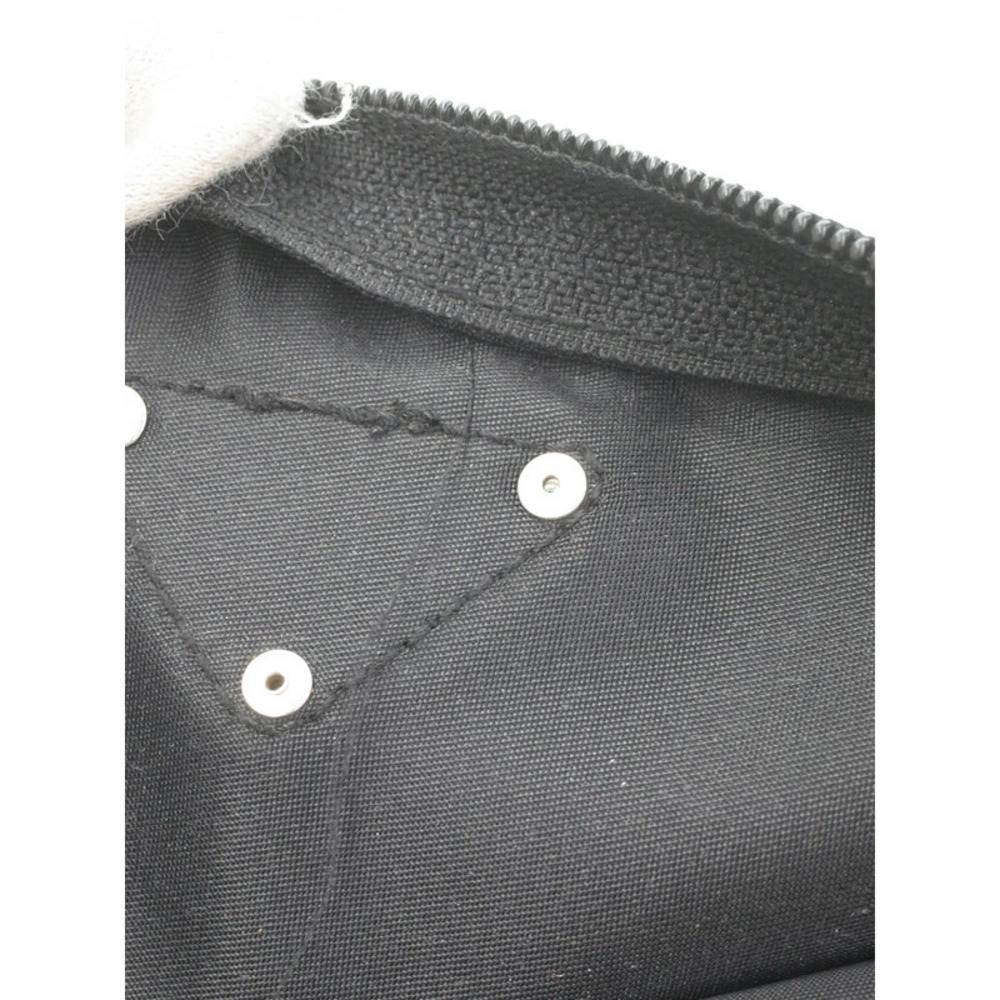 Prada Front Zip Messenger Bag Black Tessuto - Picture 9 of 9